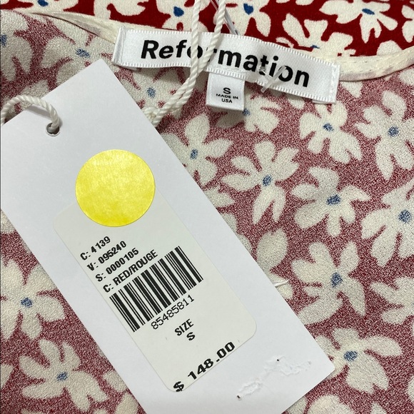 NWT REFORMATION Calix Mini Dress - Picture 9 of 10